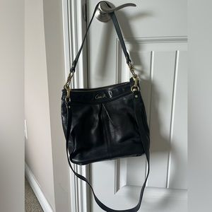Coach black crossbody purse